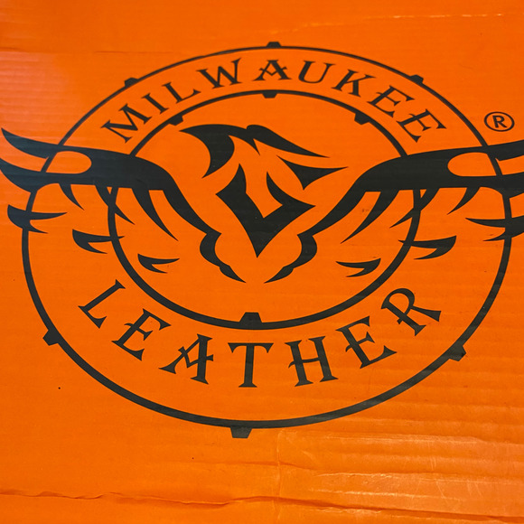 Milwaukee Leather Men's Size 7 Black Motorcycle Boots Double-Sided Zipper Entry - Picture 6 of 8